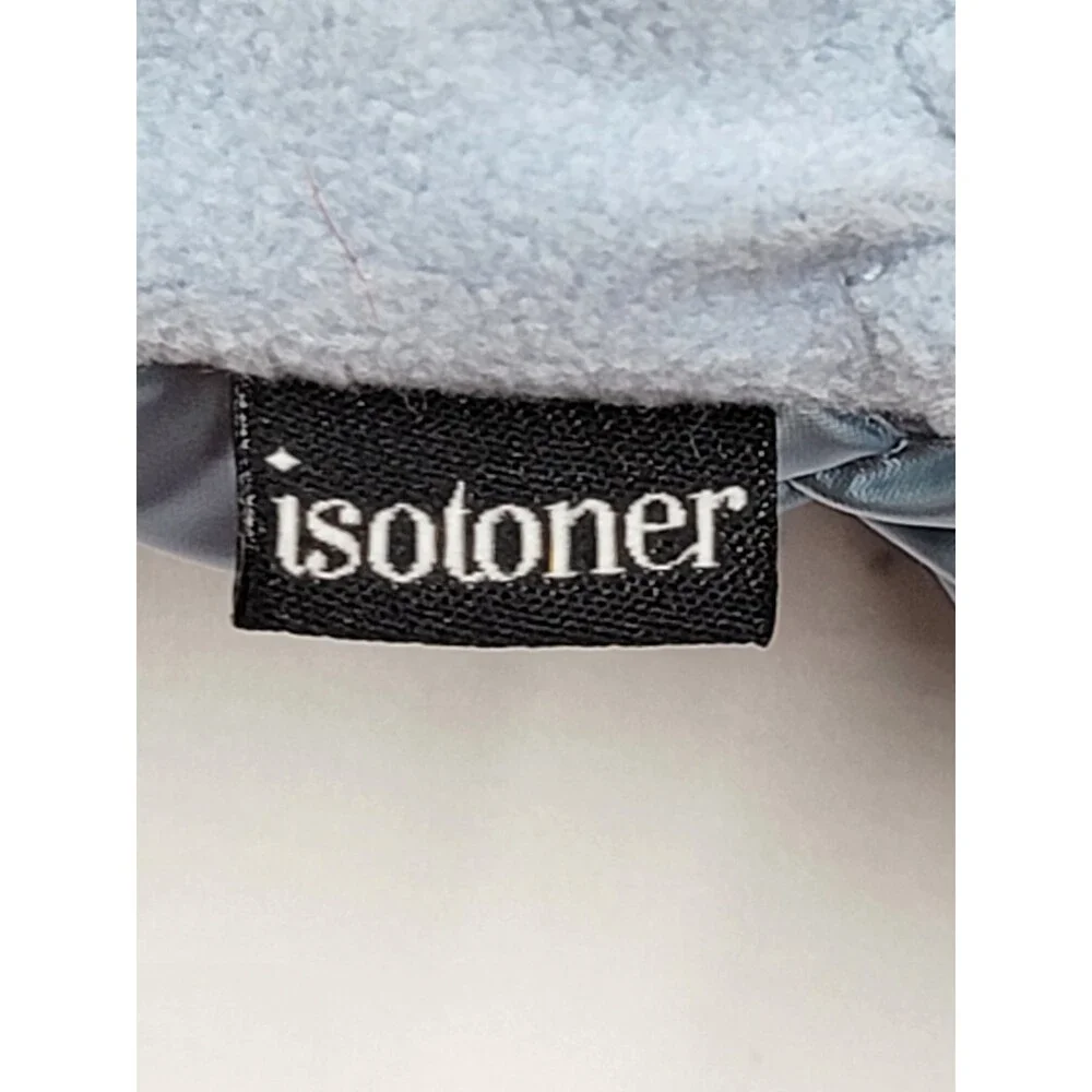 Isotoner Signature Sleek Heat Flip Touchscreen Mittens Women's L/XL Blue Fog